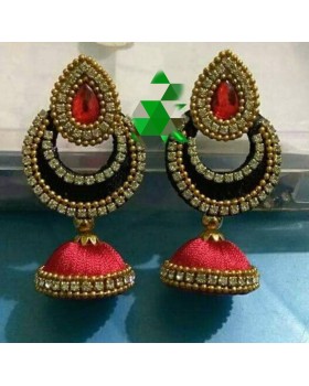 Earring - Gold and Red Earring - Gold and Red